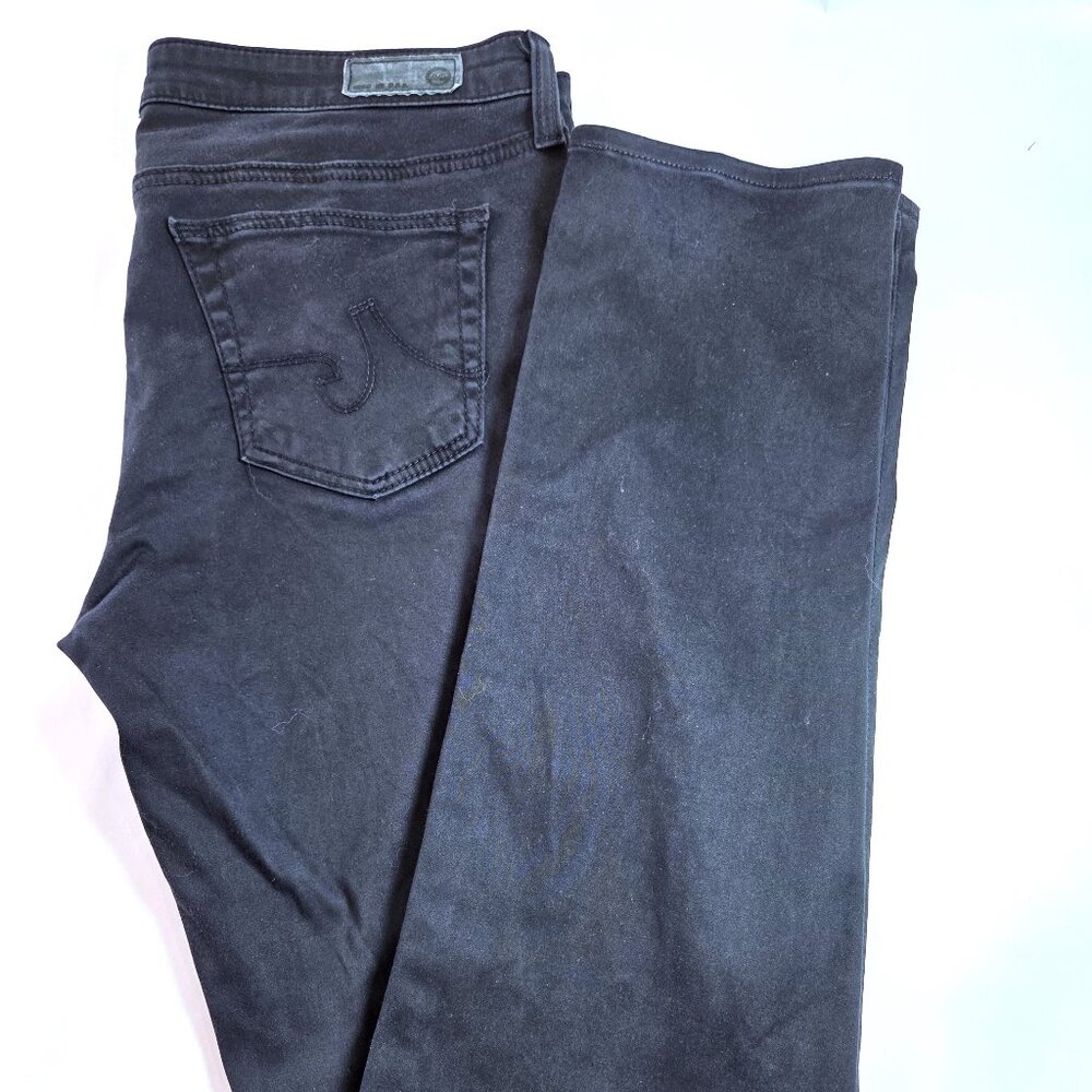 AG The Stilt Cigarette Black Jean Size 29